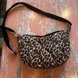 Lucy & Yak Leopard Print Crossbody Bag